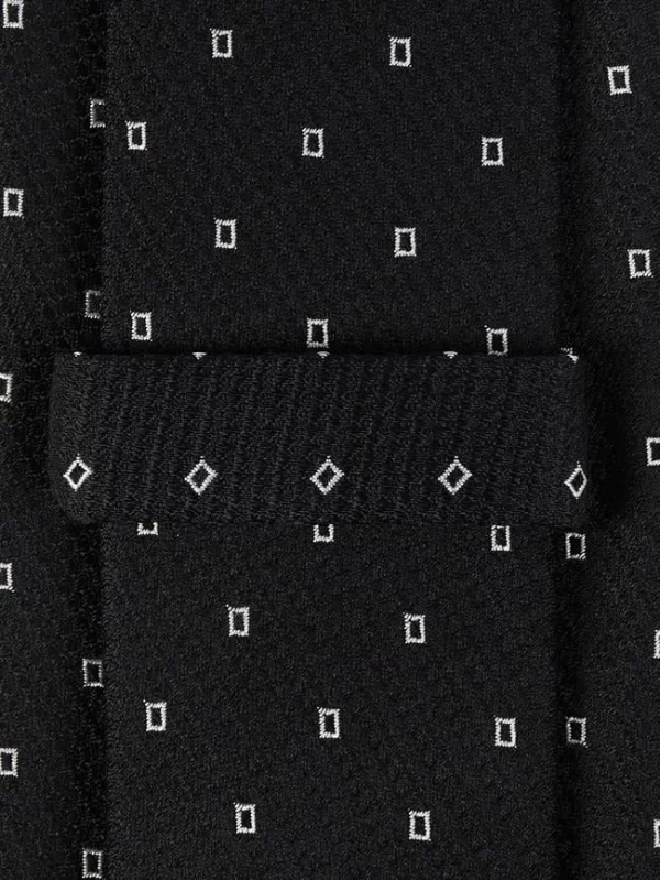 CK Calvin Klein Krawatte Aus Seide (6 Cm) – Schwarz 3