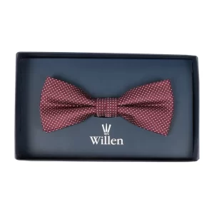 Willen Fliege Aus Seide – Bordeaux Rot 9