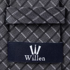 Willen Krawatte Aus Reiner Seide (6,5 Cm) – Anthrazit 6