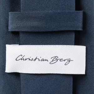 Christian Berg Men Krawatte Aus Seide (7 Cm) – Marineblau 7