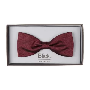 Blick Fliege Aus Seide – Bordeaux Rot 9