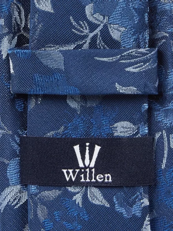 Willen Krawatte Aus Seide (6,5 Cm) – Blau 3