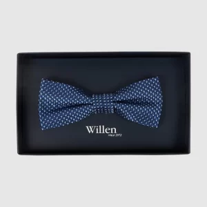 Willen Fliege Aus Reiner Seide – Blau 9