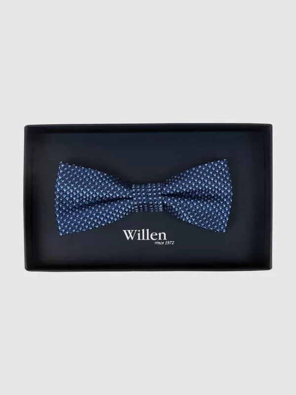 Willen Fliege Aus Reiner Seide – Blau 4
