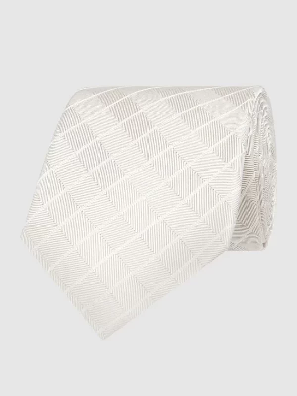 CK Calvin Klein Krawatte Aus Seide (6,5 Cm) – Beige 1