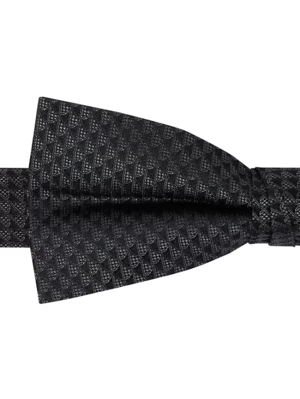 CK Calvin Klein Fliege Aus Seide – Schwarz 3