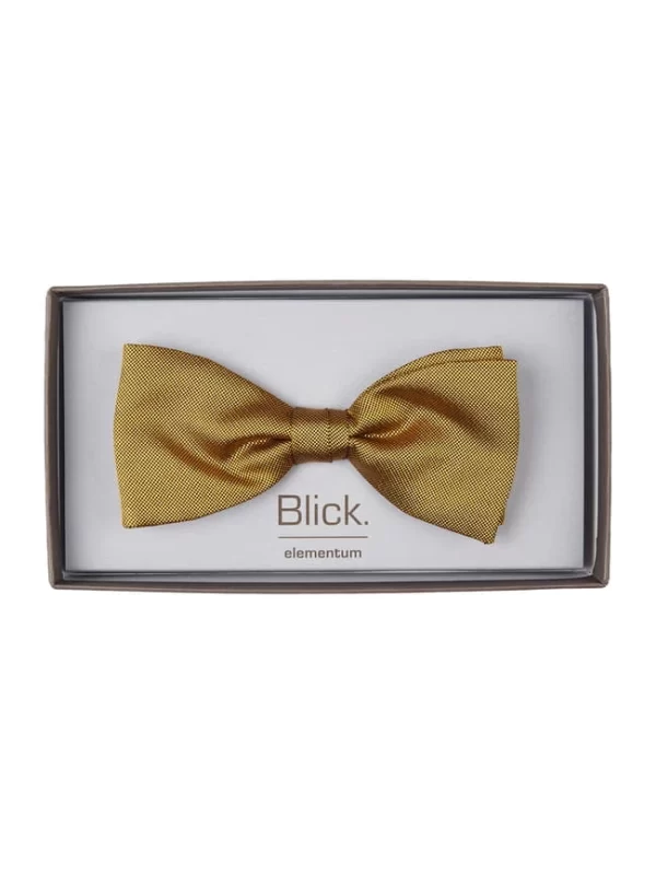 Blick Fliege Aus Seide – Gelb 4