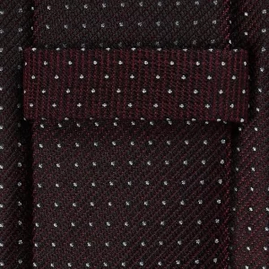 CK Calvin Klein Krawatte Aus Seide (6,5 Cm) – Bordeaux Rot 6