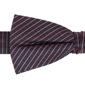 CK Calvin Klein Fliege Aus Seide – Bordeaux Rot 7
