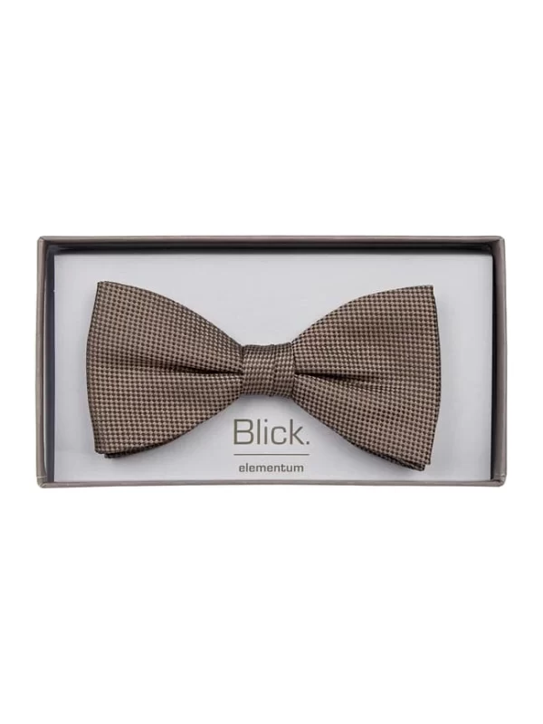 Blick Fliege Aus Reiner Seide – Beige 4