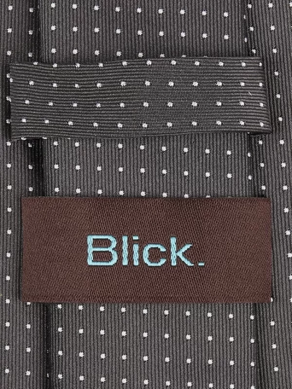 Blick Krawatte Aus Reiner Seide (6,5 Cm) – Anthrazit 3