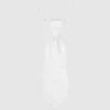 Seidenfalter Plastron Und Einstecktuch Im Set – Silber 16