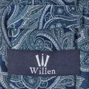 Willen Krawatte Aus Seide (7 Cm) – Grün 6